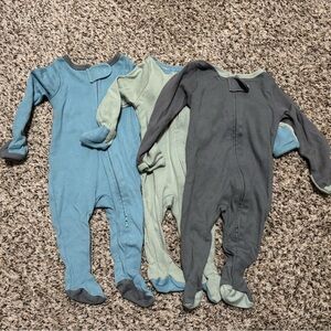 Cloud Island Baby PJs - Blue, Green, and Gray